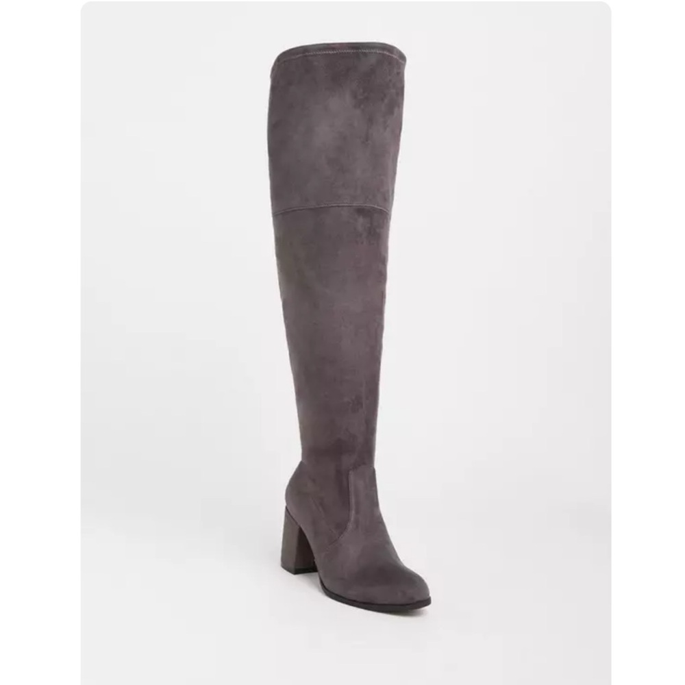 Block Heel Over The Knee Boot (WW)
